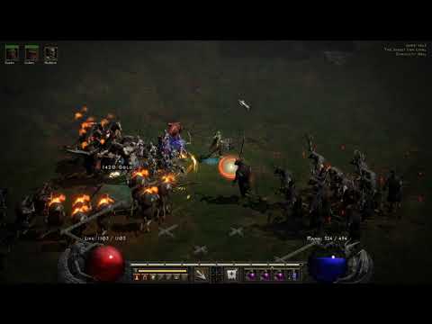 Diablo 2: Resurrected Budget Enigma Necro Summoner Gameplay