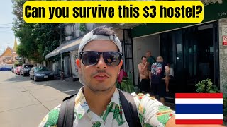 Staying at the cheapest accommodation in Bangkok Thailand. Was this $3 hostel an
