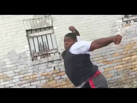Fat nigga dancing to Lisha Rae
