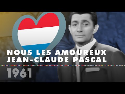 NOUS LES AMOUREUX - JEAN-CLAUDE PASCAL (Luxembourg 1961 – Eurovision Song Contest HD)