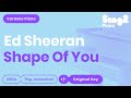 Ed Sheeran - Shape Of You (Piano Karaoke)