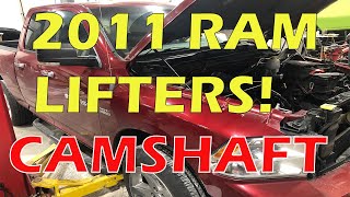 2011 Dodge Ram 5.7 MDS hemi, cylinder 3 lifter failure, damaged camshaft, worn cam bearings