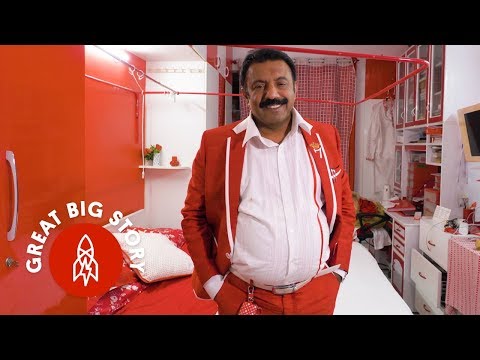 Why This Man Only Wears Red and White Why This Man Only Wears Red and White