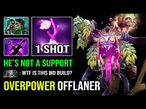 If You See this Witch Doctor Just Run He's NOT a Support - 1 Shot Ultimate OP Burst Damage Dota 2