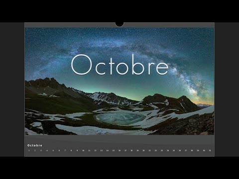 🏔📅 Mois d'OCTOBRE - Calendrier perpétuel ou 2022 📅🏔