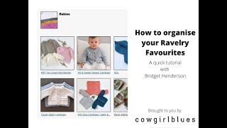Creating pattern bundles on Ravelry
