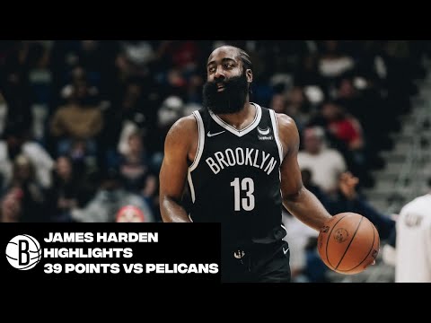 James Harden Highlights | 39 Pointsvs. New Orleans Pelicans