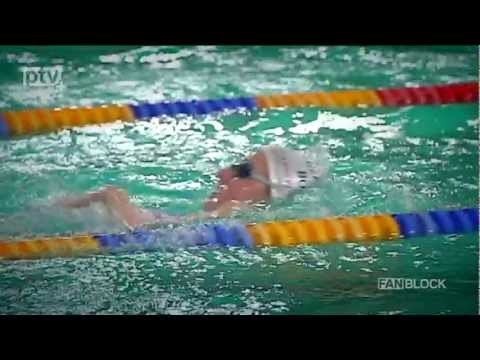 Dresdner Schwimmtalent vor Absprung