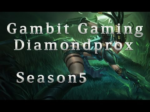 Gambit Diamondprox Nidalee Jungle vs Leesin Season 5 Patch 5.3 League of Legends LoL Pro SoloQ