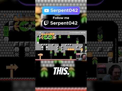 "One Screen Precision" D6W-F63-6XF #shorts  #MarioMaker2 #gaming #mario  #twitch