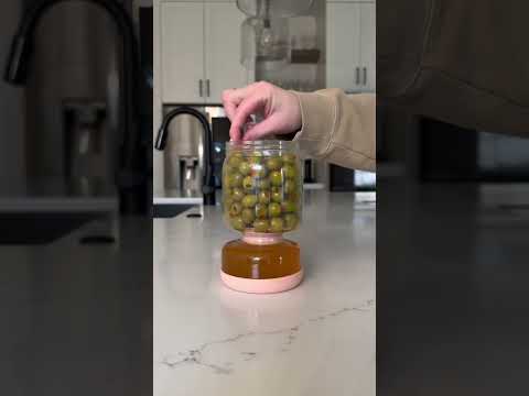 Contenedor Aceitunas Pepinillos Colador Separador De Liquido - Video