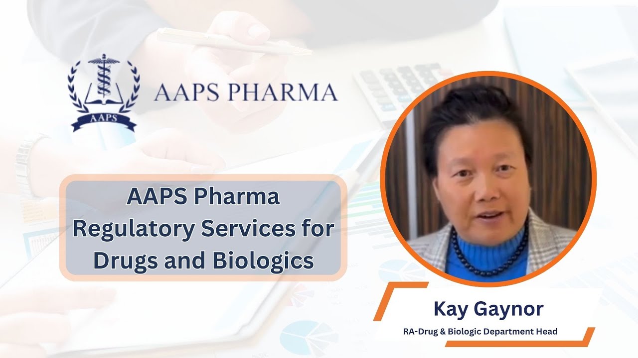 AAPS Pharma Regulatory Services for Drugs and Biologics