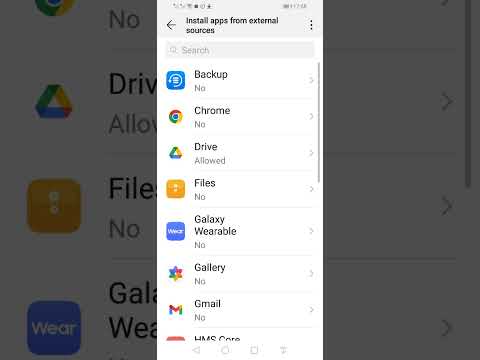 Installing apps from unknown sources on Huawei