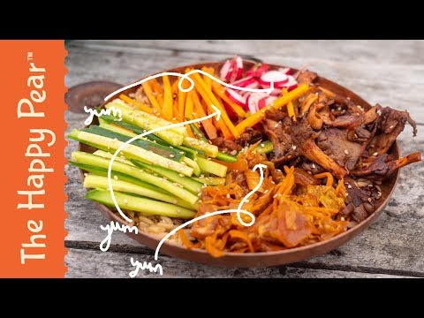 KOREAN BIBIMBAP VEGAN RECIPE | THE HAPPY PEAR