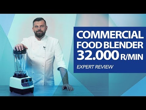 Video - Commerciële blendermixer Katana - 1.500 W - 32.000 tpm - 2 L