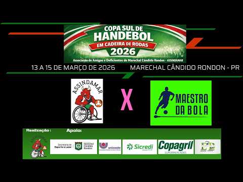 ASSINDAMAR/Marechal Cândido Rondon  X  Maestro da Bola/Curitiba- 4ª Copa Sul de HCR Feminino