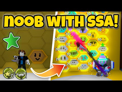Noob with Supreme Star Amulet! Beats Bee Swarm in 2 Hours! (Bee Swarm Simulator)