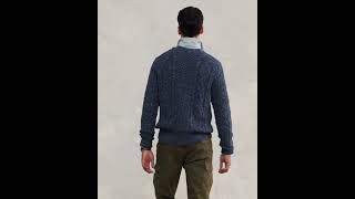 Polo Ralph Lauren Aran-Knit Cotton Cardigan SKU: 9849711