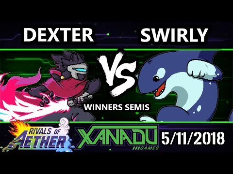 The Grind 26 RoA - Dexter (Clairen) Vs. Swirly (Orcane) - Rivals of Aether Winners Semis