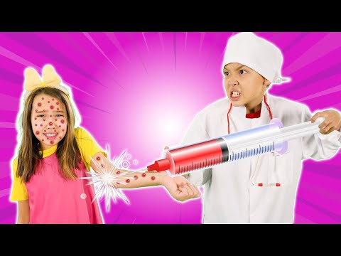 Canção da Vacina, Hora de Uma Vacina! | Hokie Pokie em Português - Canções Infantis Divertidas