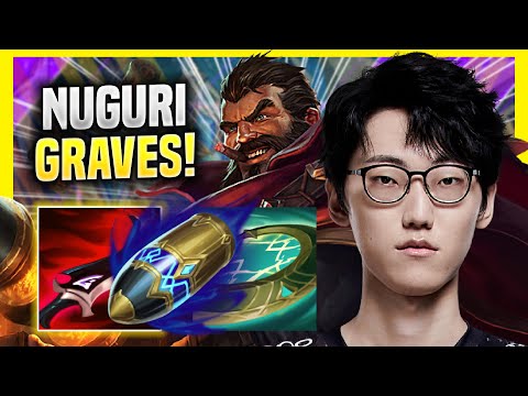 NUGURI DESTROYING WITH GRAVES! - Nuguri Plays Graves TOP vs Graves! | Preseason 2022