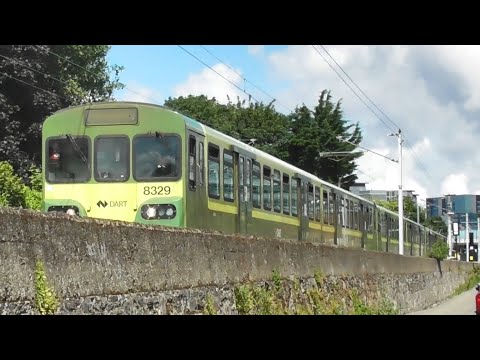 Irish Rail 8300 Class Dart Train 8329 - Serpentine Avenue, Dublin