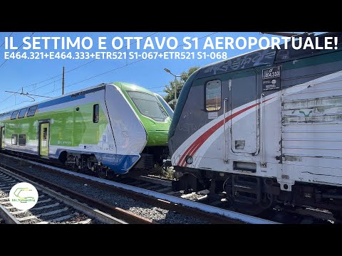 [4K60FPS] IL SETTIMO E OTTAVO ETR521 S1: VERSO LA FINE DELLE CONSEGNE DEI CARAVAGGIO AEROPORTUALI!