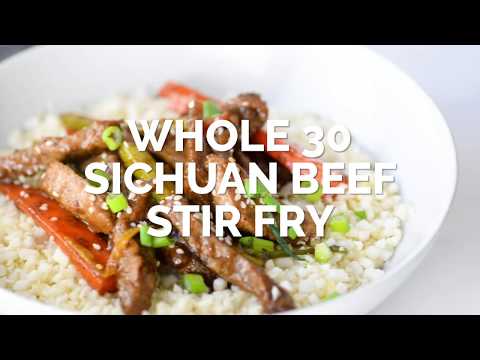 Whole30 Sichuan Beef Stir Fry | The Defined Dish
