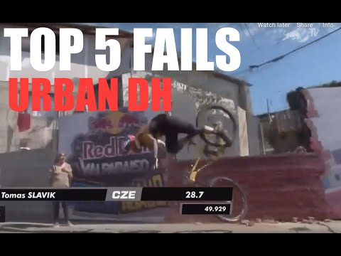 TOP 5 FAILS URBAN DH - Tomas Slavik