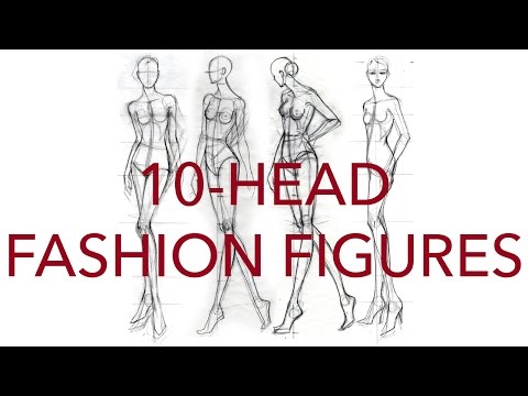 How to Draw Classic 10-Head Fashion Figures