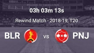 Rewind match kings XI punjab vs Royal Challengers Bangalore 2018-19 T20 cricplay fantasy.