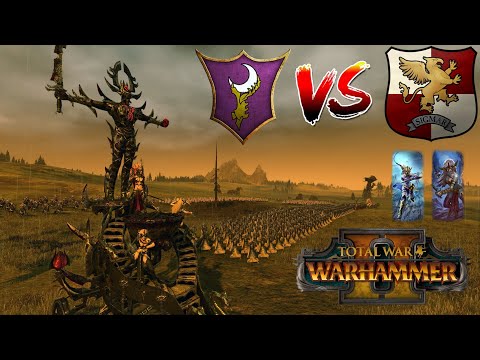 The Shrines of Slaughter! - Dark Elves vs Empire - Total War Warhammer 2