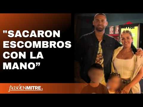 La desesperación del futbolista Lucas Trejo por encontrar a su familia tras los terremotos