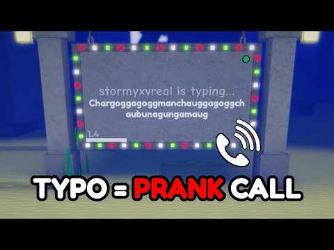 Spelling Bee, but if I fail, I make a random Prank Call