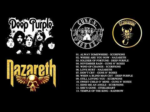 Scorpions - Nazareth - Deep Purple - Manfred Mann - Guns n' Roses - Steel Heart - Rainbow - 70s 80s