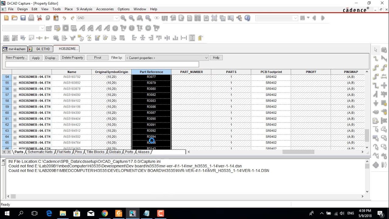 Get a list of Net/Symbol from Schematic (PDF/Capture)
