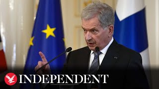 Live: Finland’s President gives update on decision to join Nato