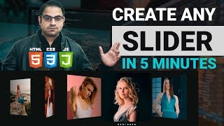 Tutorial: Create any Responsive Touch Slider / Carousel  Using HTML , CSS &amp; Java script in 5 Minutes