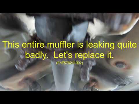 Toyota Camry, Replace Muffler, Resonator Pipe, Flex Pipe With Catalytic Convert, FnF576