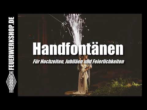 Hochzeitsfontäne - Sprühfontänen zum in der Hand halten