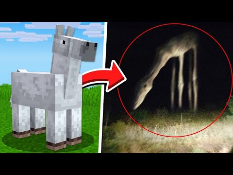 Real life Minecraft mobs caught!