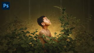 Photoshop for Beginners - Create a Light Composition Photo Manipulation