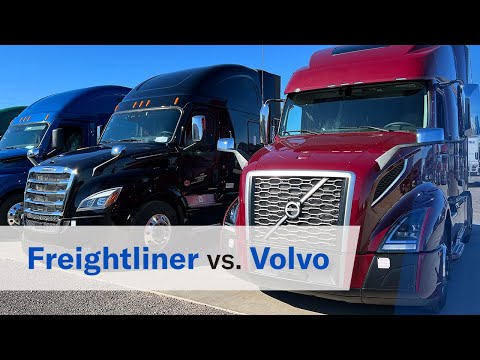 Semi-truck review: Freightliner vs. Volvo