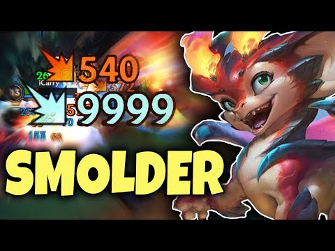 Wild Rift Smolder Gameplay (New Champion) 26 Kills | Build & Runes