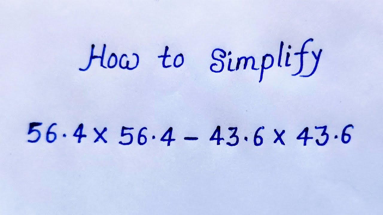 How to simplify ? |Nice Exponent Math Simplification |Olympiad Math |Nitesh