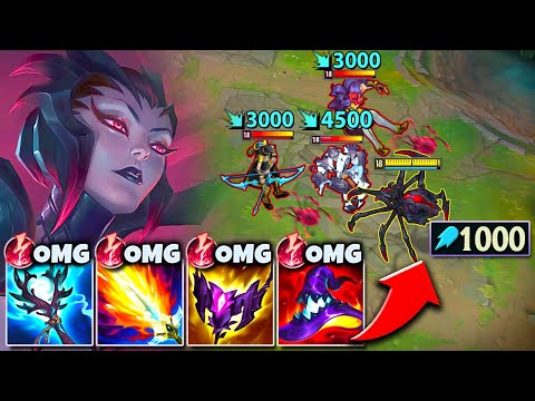 Elise with 1000 AP is the most broken thing you'll ever see... (ONE SHOT EVERYTHING)