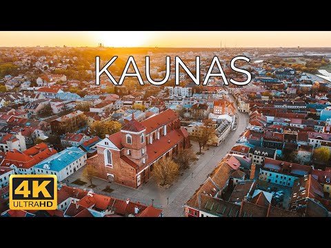 Kaunas,  Lithuania 🇱🇹 | 4K Drone Footage