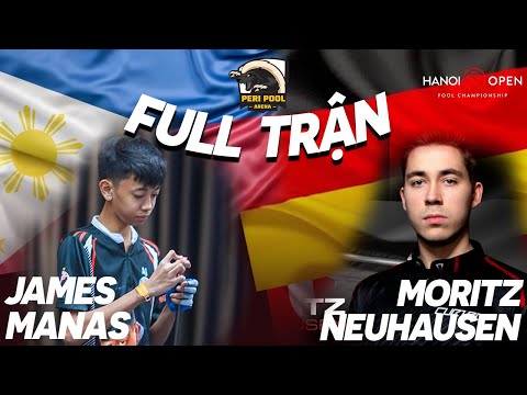 Full Trận | James Manas vs Neuhausen | Giải billiards Peri 9-Ball Open 2023 | Table TV
