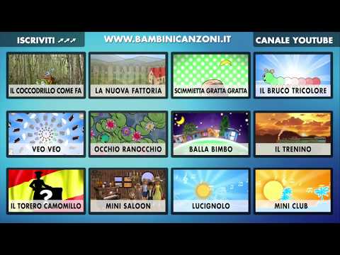 INDICE INTERATTIVO - CANZONI PER BAMBINI E BIMBI PICCOLI - ITALIAN BABY DANCE MUSIC VIDEO INDEX
