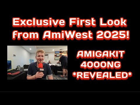 AMIGAKIT A4000NG REVEALED! 💥 Exclusive First Look from AmiWest 2025!